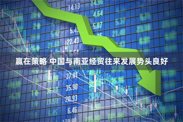 赢在策略 中国与南亚经贸往来发展势头良好