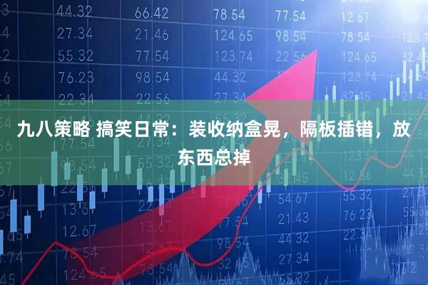 九八策略 搞笑日常：装收纳盒晃，隔板插错，放东西总掉